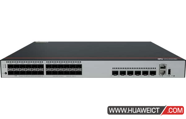 S5735-S24HS4XE-V2交换机 S5735-S24HS4XE-V2(24个光电组合接口(24个千兆SFP,24个PoE++接口(DB50)),4个万兆SFP+,2个12GE堆叠口,可选电源)