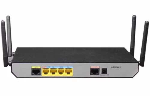 华为AR101W-S路由器 AR101W-S,1GE WAN,4 GE LAN,WIFI 2.4G+5G,1 USB2.0 带机量50台PC，转发性能350Kpps，免费可管理最多4个AP（仅Wi-Fi 5）