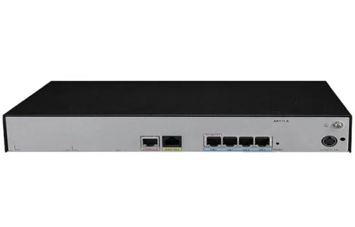 华为AR111-S路由器 AR111-S,1GE WAN,4GE LAN,1 USB 带机量50-80台PC，转发性能400Kpps，免费可管理最多4个AP（仅Wi-Fi 5）