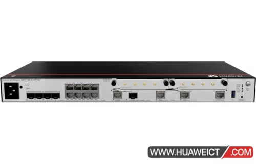 华为AR5710S-S10T1X2路由器 （AR5710S-S10T1X2,1*10GE光/2.5GE电 Combo WAN,2*GE电 WAN,4*GE Combo LAN（全部可切换为WAN口）,4*GE电 LAN,2*SIC,1*USB2.0，带机量250台PC）