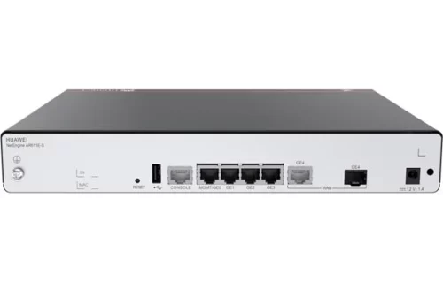 华为AR611E-S路由器 AR611E-S, 1*GE COMBO WAN, 4*GE LAN, 1*USB 2.0， 带机量250台PC